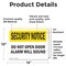Signmission Do Not Open Door Alarm Will Sound OSHA Security Notice Sign, Vinyl Decal, 14in W x 10in L, 2PK OS-2PACK-SN-D-1014-L-11520 - alternate 6